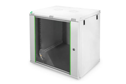 12U wandmontagekast, Dynamic 611x600x450 mm, kleur grijs (RAL 7035) - Networkdiscount.com