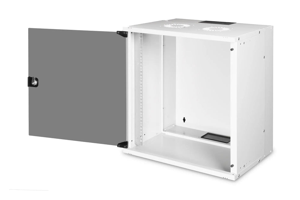 12U wandmontagekast, SOHO PRO 595 x 540 x 400 mm, grijs - Networkdiscount.com