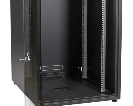 15U serverkast met glazen voordeur (BxDxH) 600x800x737mm - Networkdiscount.com