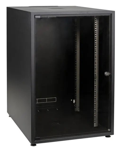 15U serverkast met glazen voordeur (BxDxH) 600x800x737mm - Networkdiscount.com
