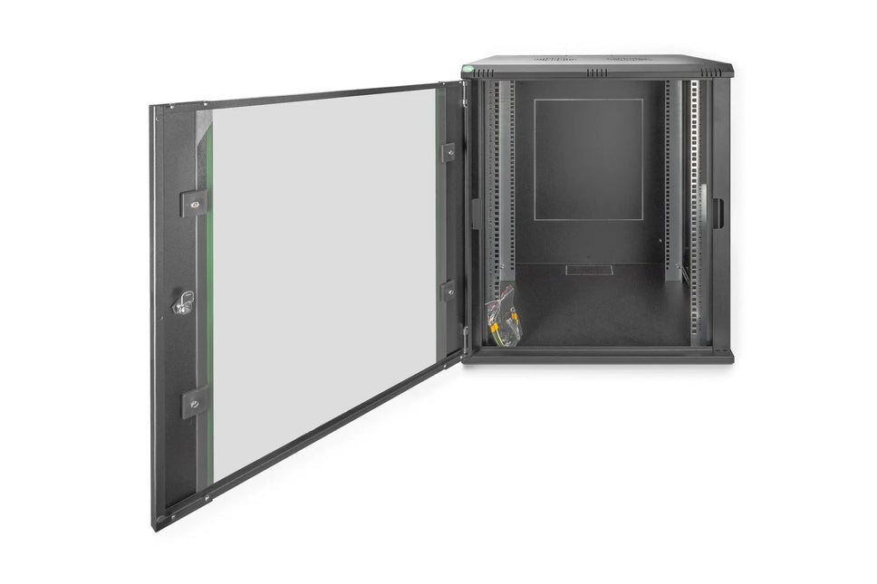 16U wandkast 600x600x789 mm, kleur zwart (RAL 9005) - Networkdiscount.com