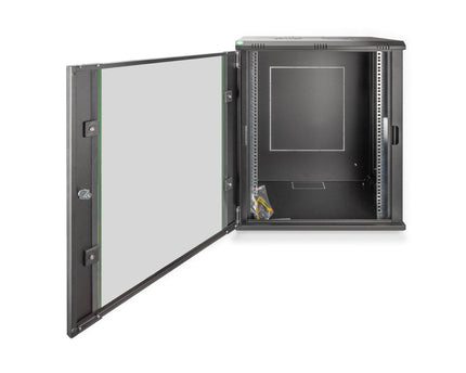 16U wandkast, Dynamic 600x450x789 mm, kleur zwart (RAL 9005) - Networkdiscount.com