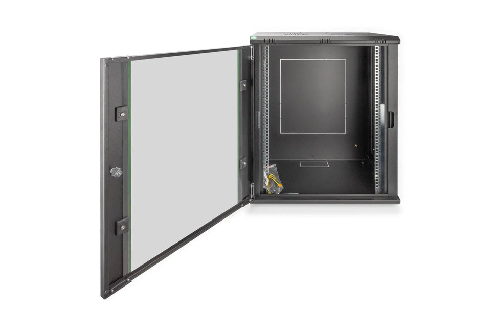 16U wandmontagekast, Dynamic 789x600x450 mm, kleur zwart (RAL 9005) - Networkdiscount.com