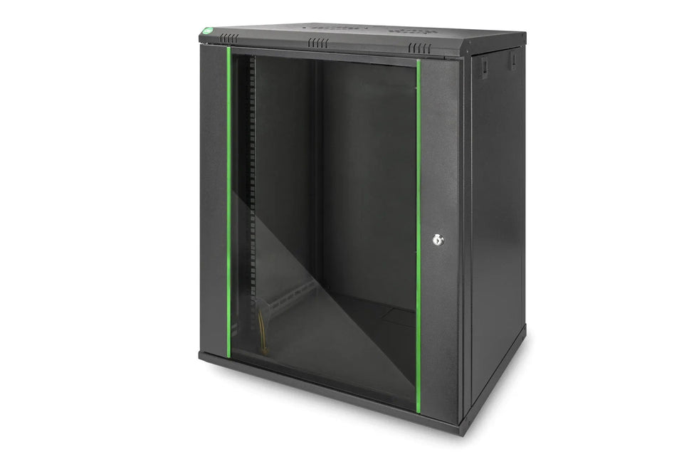 16U wandmontagekast, Dynamic 789x600x450 mm, kleur zwart (RAL 9005) - Networkdiscount.com