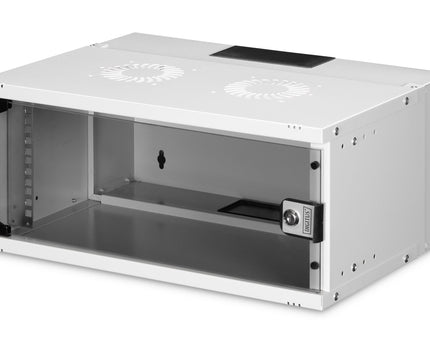 19" 4U wandkast, SOHO PRO, ongemonteerd 540x400x240 mm, grijs - Networkdiscount.com