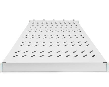 19 Inch 1U legbord voor 1000 mm diepe kasten incl. kabelmanagement, grijs - Networkdiscount.com