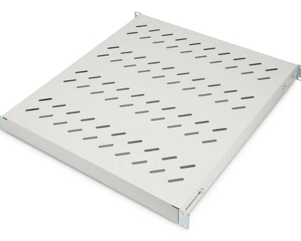 19 Inch 1U legbord voor 800 mm diepe rekken 43x484x508 mm, verstelbaar tot 700 mm diepte, grijs - Networkdiscount.com