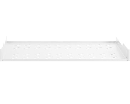 19 Inch 1U legbord voor rekken vanaf 400 mm diepte 45x482x250 mm, tot 15 kg, grijs (RAL 7035) - Networkdiscount.com