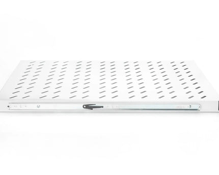 1U uitschuifbaar legbord voor 1000 mm diepe rekken 44x483x720 mm, tot 65 kg, grijs (RAL 7035) - Networkdiscount.com