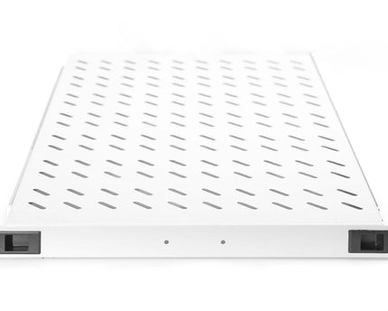 1U uitschuifbaar legbord voor 1000 mm diepe rekken 44x483x720 mm, tot 65 kg, grijs (RAL 7035) - Networkdiscount.com
