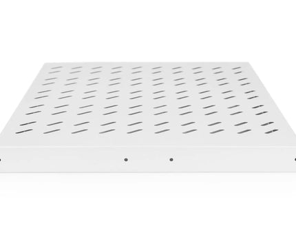 1U uitschuifbaar legbord voor 800 mm diepe rekken 40x484x568 mm, tot 25 kg, grijs (RAL 7035) - Networkdiscount.com