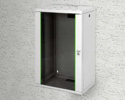 20U wandkast, Uniek 600x450x998 mm, kleur grijs (RAL 7035) - Networkdiscount.com