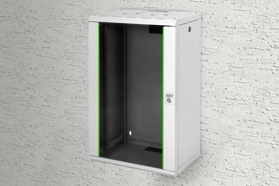 20U wandkast, Uniek 600x450x998 mm, kleur grijs (RAL 7035) - Networkdiscount.com