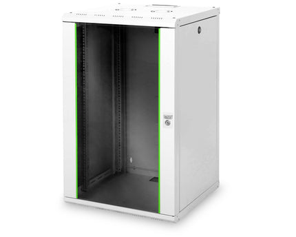 20U wandkast, Uniek 600x600x998 mm, kleur grijs (RAL 7035) - Networkdiscount.com