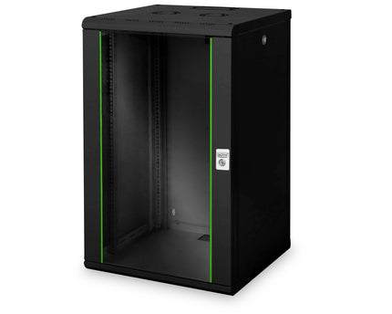 20U wandkast, Uniek 600x600x998 mm, kleur zwart (RAL 9005) - Networkdiscount.com