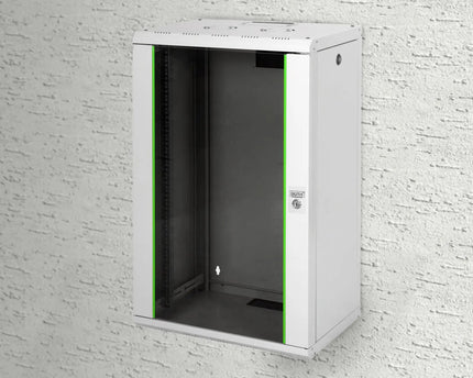 20U wandmontagekast, Uniek 998x600x450 mm, kleur grijs (RAL 7035) - Networkdiscount.com