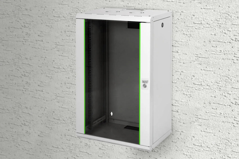 20U wandmontagekast, Uniek 998x600x450 mm, kleur grijs (RAL 7035) - Networkdiscount.com