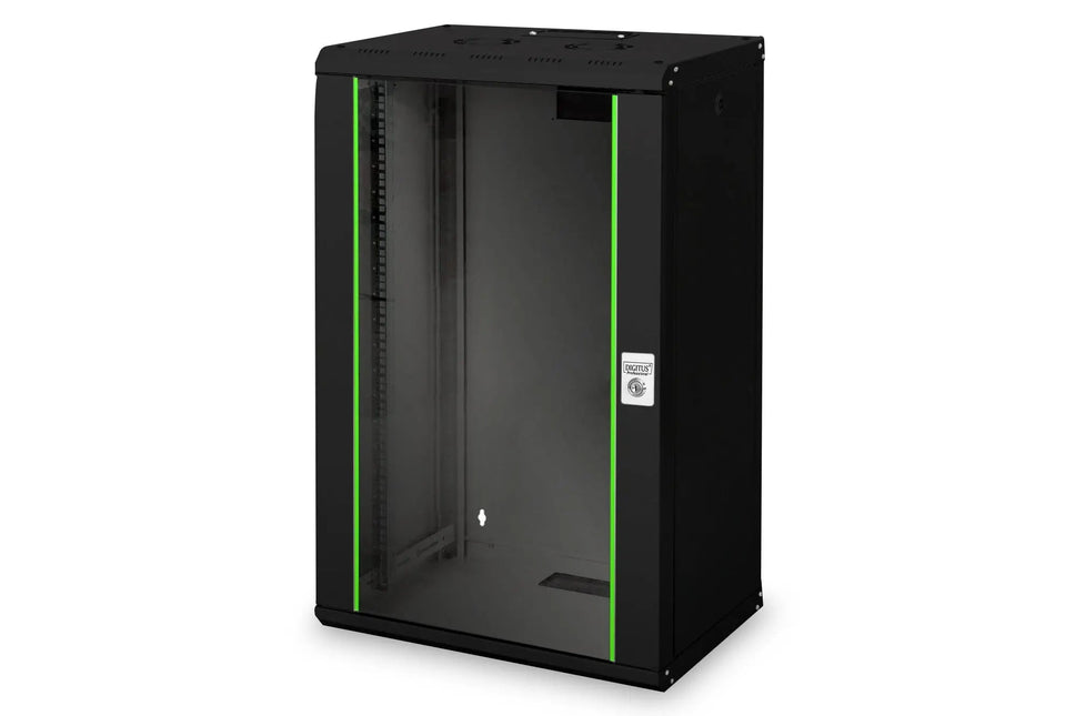 20U wandmontagekast, Uniek 998x600x450 mm, kleur zwart (RAL 9005) - Networkdiscount.com