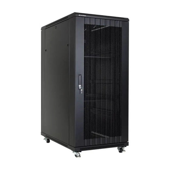 22U serverkast met geperforeerde deuren (BxDxH) 600x1000x1166mm - Networkdiscount.com