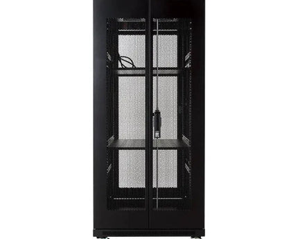 22U serverkast met geperforeerde deuren (BxDxH) 600x1000x1166mm - Networkdiscount.com