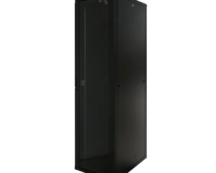22U serverkast met glazen deur 600x600x1166mm (BxDxH) - Networkdiscount.com