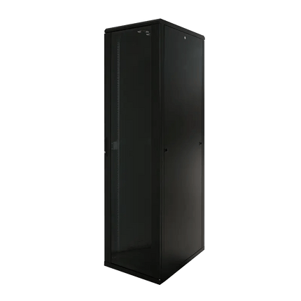 22U serverkast met glazen voordeur (BxDxH) 600x1000x1166mm - Networkdiscount.com