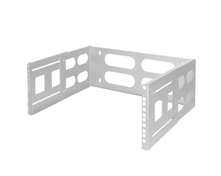 4U wand server rack 494x400x183mm (BxDxH) grijs - Networkdiscount.com