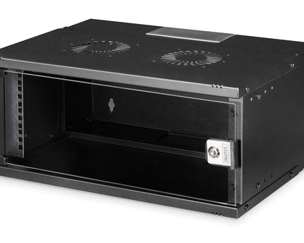 4U wandkast, SOHO PRO, ongemonteerd 540x400x240 mm, zwart - Networkdiscount.com