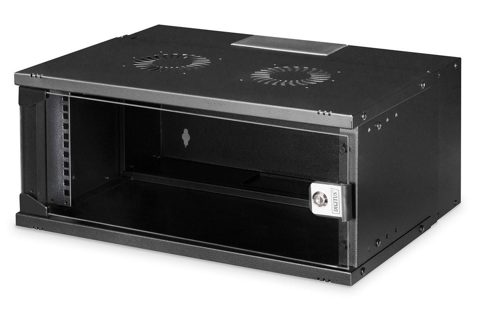 4U wandkast, SOHO PRO, ongemonteerd 540x400x240 mm, zwart - Networkdiscount.com