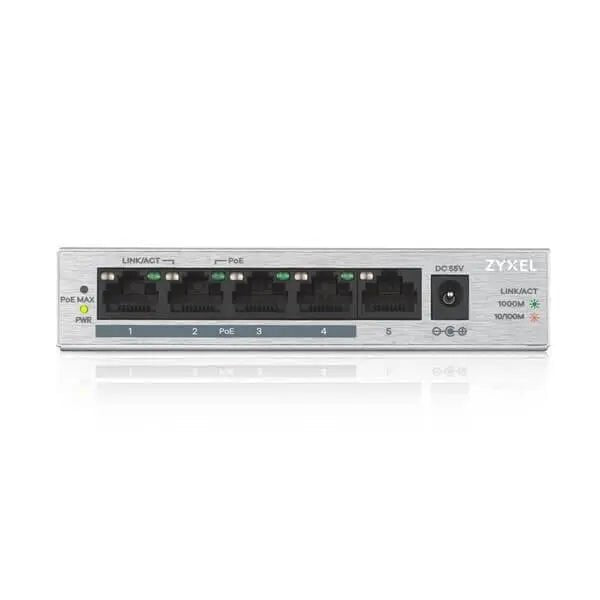 5 Poorts Power over Ethernet (PoE) Switch 10/100/1000 Mbps - Networkdiscount.com