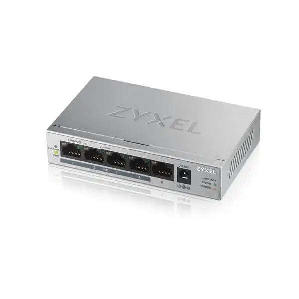 5 Poorts Power over Ethernet (PoE) Switch 10/100/1000 Mbps - Networkdiscount.com