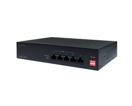 5 Poorts Power over Ethernet (POE) Switch 10/100Mbps - Networkdiscount.com