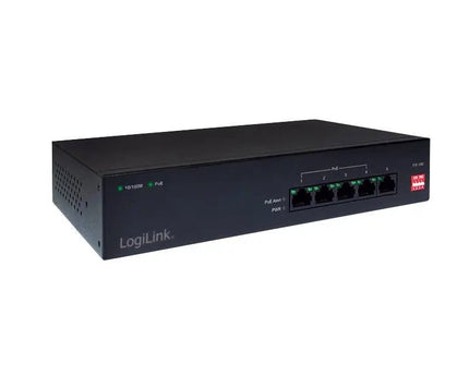 5 Poorts Power over Ethernet (POE) Switch 10/100Mbps - Networkdiscount.com