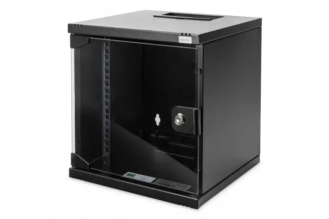 6U wandmontagekast 330x312x300 mm (BxHxD) , zwart - Networkdiscount.com