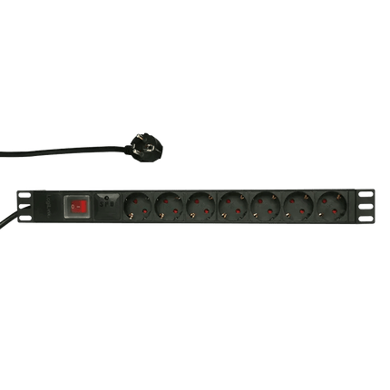 7 voudige SPD stekkerdoos voor 19 inch serverkasten - Networkdiscount.com