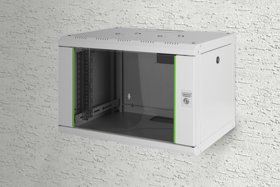 7U wandkast, Dynamic 600x450x389 mm, kleur grijs (RAL 7035) - Networkdiscount.com