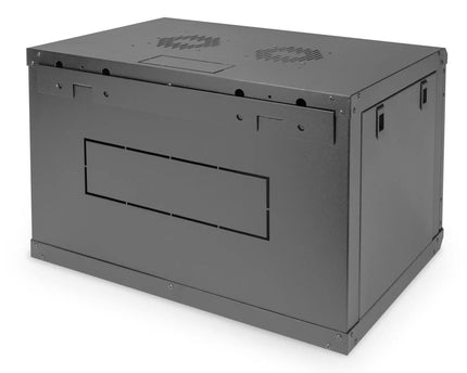 7U wandkast, Dynamic 600x450x389 mm, kleur zwart (RAL 9005) - Networkdiscount.com
