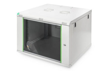 7U wandkast, Dynamic Basic 600x600x389 mm, kleur grijs (RAL 7035) - Networkdiscount.com