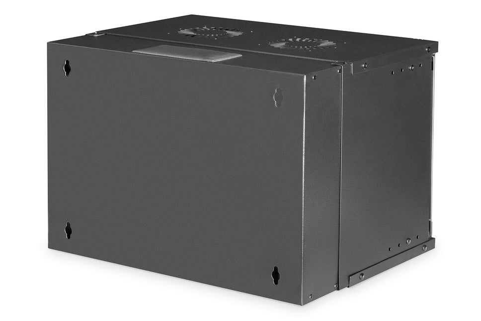 7U wandkast, SOHO PRO, ongemonteerd 540x400x370 mm, zwart - Networkdiscount.com