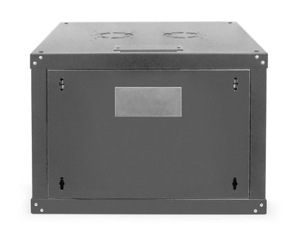 7U wandkast, Uniek 600x600x420 mm, kleur zwart (RAL 9005) - Networkdiscount.com