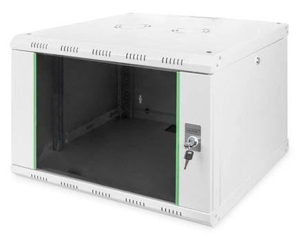 7U wandkast, Unique 600x600x420 mm, kleur grijs (RAL 7035) - Networkdiscount.com
