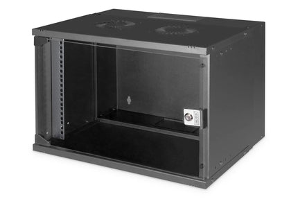 7U wandmontagekast, SOHO PRO 370 x 540 x 400 mm, zwart - Networkdiscount.com