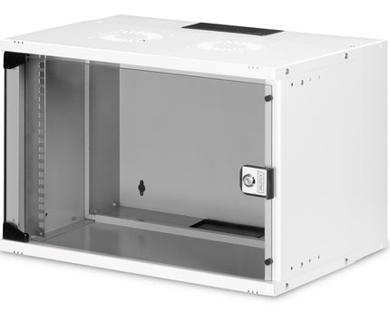 7U wandmontagekast, SOHO PRO, ongemonteerd 540x400x370 mm, grijs - Networkdiscount.com