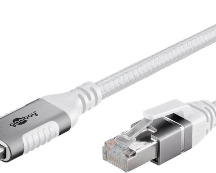 USB-A 3.0 naar RJ45 Ethernet kabel 5M - wit - Networkdiscount.com