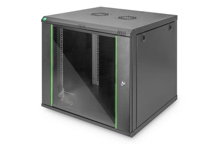 9U wandkast 600x600x478 mm, kleur zwart (RAL 9005) - Networkdiscount.com