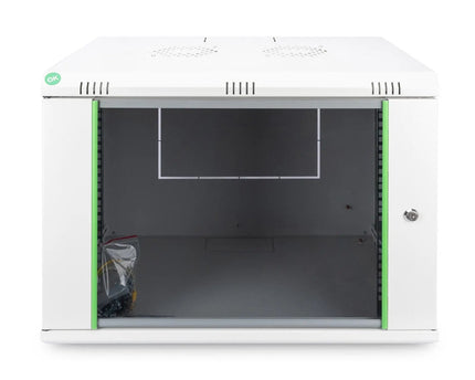 9U wandkast, Dynamic 600x450x478 mm, kleur grijs (RAL 7035) - Networkdiscount.com
