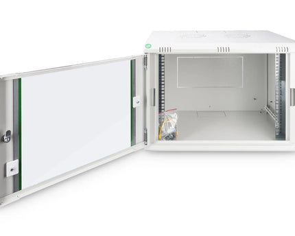 9U wandkast, Dynamic 600x450x478 mm, kleur grijs (RAL 7035) - Networkdiscount.com