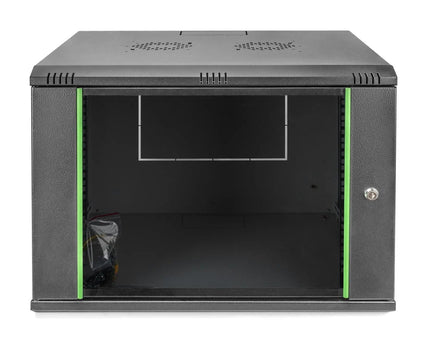 9U wandkast, Dynamic 600x450x478 mm, kleur zwart (RAL 9005) - Networkdiscount.com