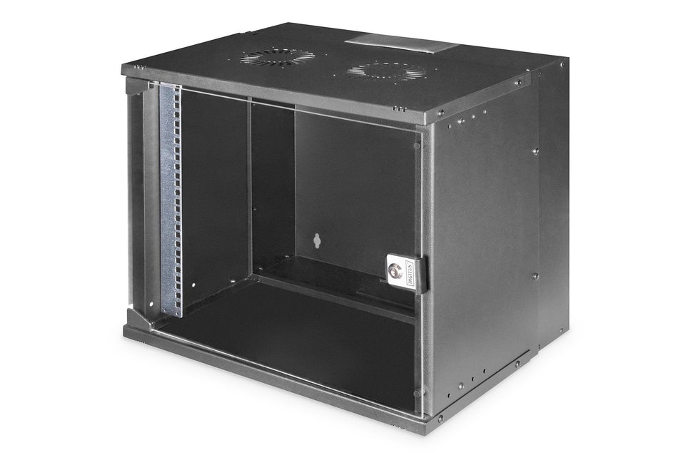 9U wandkast, SOHO PRO, ongemonteerd 540x400x460 mm, zwart - Networkdiscount.com