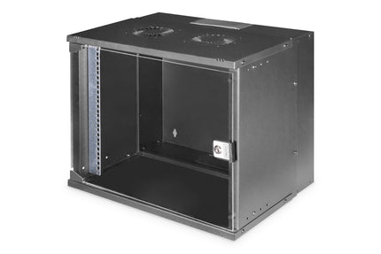 9U wandkast, SOHO PRO, ongemonteerd 540x400x460 mm, zwart - Networkdiscount.com